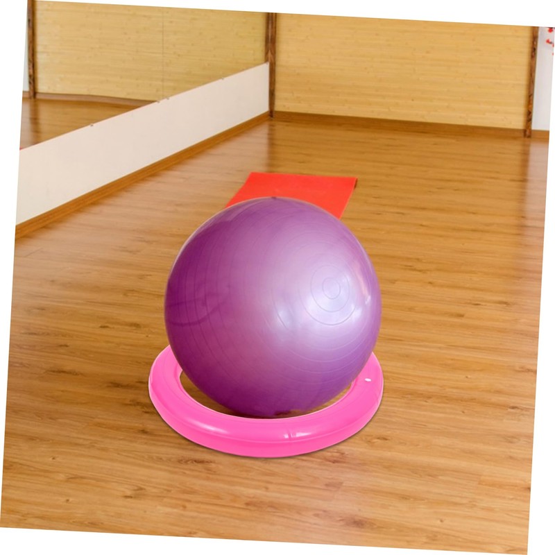 Gatuida Fitness Ball Display Holder PVC Yoga Ball Base Fixed