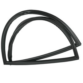 Mengfan W10436253 Refrigerator Freezer Door Seal Gasket - Compatible with Whirlpool Refrigerator, Replacement for 2311871, 67006409, PS3653172, W10164044 (Black)