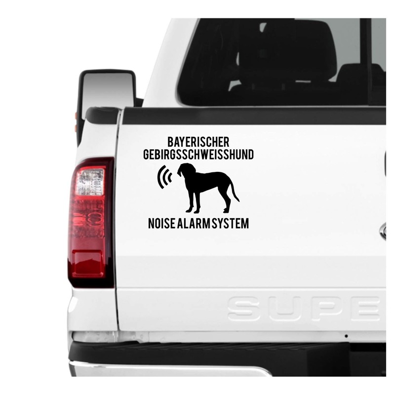 siviwonder Bavarian Mountain Welding Dog Noise Alarm System Car Sticker