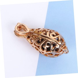 TEHAUX Hollowed-Out Waterdrop-Shape Pendant Pelelith Necklace Essential Oil Pendants Aromatherapy Necklace Birthday