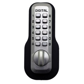 Lockey Digital M210 Mechanical Keyless Entry Bump Proof Deadbolt Door Lock Satin Nickel Finish