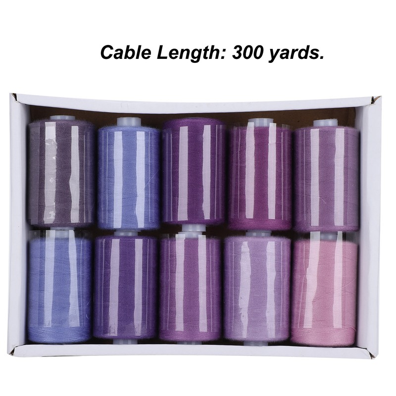 10 Rolls Sewing Thread Set Household Pagoda Threads DIY Accessories