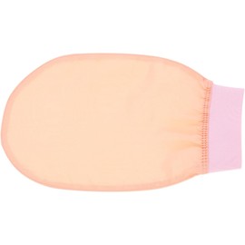 Guante Exfoliante Rosa para Baño y Ducha de Seda Imitada