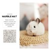 Hamster Cooling Stone 2Pcs Hamster Cooling Mat Marble Rabbits Summer