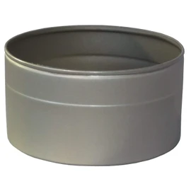 Hanna Aluminium Tin Cans 90 ml with Slip-On Lid Pack of 10