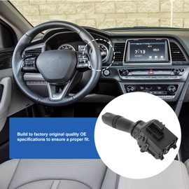 Windshield Wiper Switch with Rear Control for 2011-2016 Hyundai Sonata Elantra, 2012-2017 Kia Rio Forte Koup, Multi-Function Washer Switch Assembly Replace# 934201U000