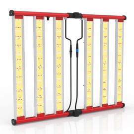 AGLEX 330W Led Grow Lights, Full Spectrum Grow Light with UV IR, Daisy Chain Foldable & Dimmable Plant Bar Style Grow Light for Indoor Growing Commercial Hydroponic Growing Lamp 3x4 FT Core Coverage