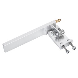 Ship Model Aluminium Alloy Suction Water Rudder RC Boat Semiimmersed Boat 95mm Silver