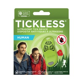 Tickless Human Ultrasonic Anti Tick Bite Device | Free of Fragrances and Odors | Protection for Adults and Children | Lasts 6 Months | Hiking, Walking, Cycling and Other Activities