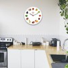 Qesnox Kitchen Clock, Kitchen Wall Clock Sweep Silent Non Ticking