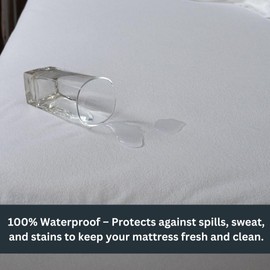 Home Signature - Zippered Waterproof Mattress Protector – 6-Sided Encasement, Bed Bug & Dust Mite Proof, 12” Deep Cover for Full Protection (King)