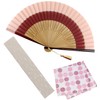 Osaka Choseido Folding Fan, Women's, Stylish, Business, Folding Fan Bag,