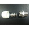 Flowbal TBSA-0306 3/8x6 Blade Lock Stainless Steel Resin Nut