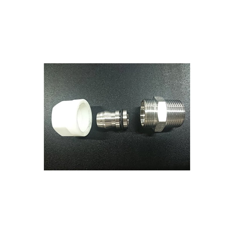 Flowbal TBSA-0306 3/8x6 Blade Lock Stainless Steel Resin Nut