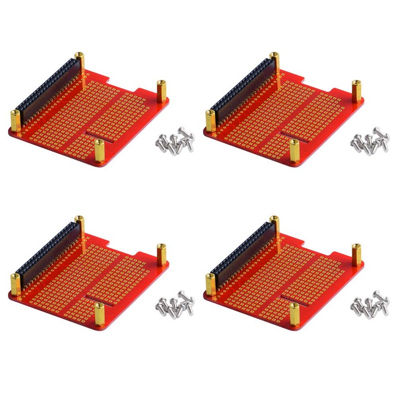 GeeekPi 4X Prototype Breakout DIY Breadboard PCB Shield Board Kit