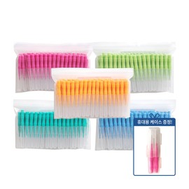 MS Interdental Brush 50P Type I / 엠에스 치간칫솔 50P I형X2팩 (총 100개입), SSS(0.7mm)