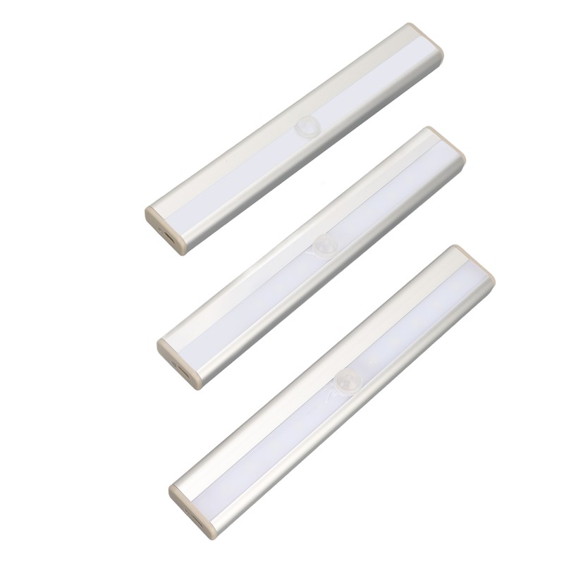 3Pcs Wireless Motion Sensor LED Lights Automatic On and Off
