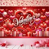 BlissYard Valentine's Day Banner Valentine's Day Decoration Red Heart Cute