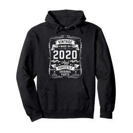 5th Birthday Gifts Boys Girls 5yr 5 Year Old Vintage 2020 Pullover Hoodie