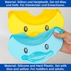 Adjustable Eye and Ear Protection, 2 Pieces, Blue + Yellow,
