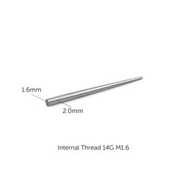 UAN 14G 16G 18G Piercing Taper | Ear Nose Navel Cartilage | Pack of 6