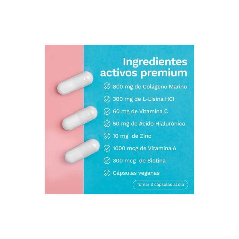 Nutravia Glow Hsn 7 En 1 90 Caps Colageno Marino