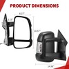 YITAMOTOR Right Passenger Side Mirror Door Mirror Compatible with 2014