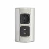 Furniture Socket 1 x Schuko 1 x USB Silver-Grey for