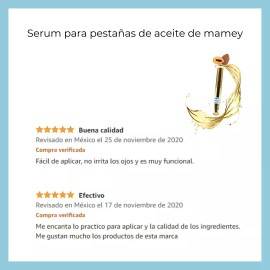 Natturall Serum Pestañas Y Cejas De Aceite De Mamey