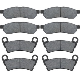 Front and Rear Brake Pads for Polaris Ranger 1500 XD, Ranger Crew XD 1500 2024-2025