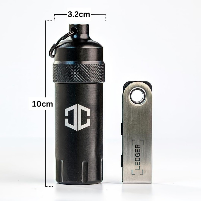 Crypto Case - Aluminum Waterproof Case for Ledger Nano X,