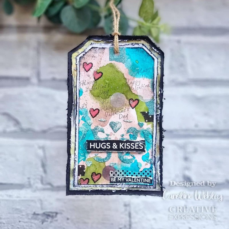 Creative Expressions Wordies-Sentiment Sheets-Be My Valentine, A5