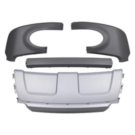 Roneeson 4Pcs Rear Bumper Board Skid Plate Valance Cover for Land Rover Range Rover Evoque 2012-2019