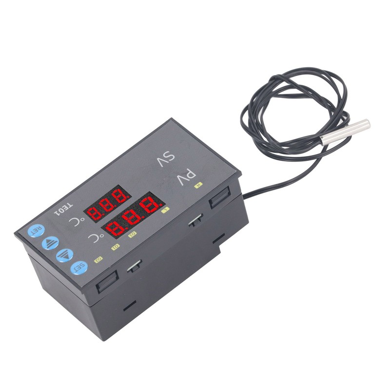 Digital Temperature Controller DC24V ‑50~120℃ Thermostat Regulator High Accuracy Control
