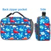 FlowFly Kids Lunch box Insulated Soft Bag Mini Cooer Back
