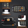 FetonAuto Mirror Light LED Puddle Light Assembly for 2007-2014 Chevy