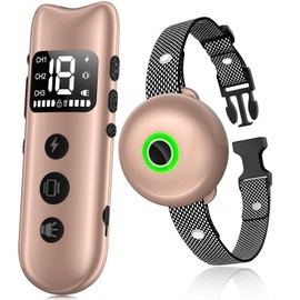 Dog Shock Collar, 2024 Newest Dog Training Collar with Remote 2600FT, IPX7 Waterproof Rechargeable E-Collar, 3 Training Modes for Medium Large Dogs