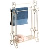 Free Standing Towel Rack for Bathroom 3 Tier Metal Towel