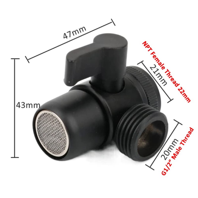 Faucet Valve Diverter Adapter, Switch Faucet Aerator Adapter, Faucet Adapter,