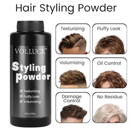 Polvo Para Peinar El Cabello  Peine De Peinado Con Punta De Separacin Set Texture Powder 1.05Oz Polvo Para El Cabello Suave Y Esponjoso Polvo De...   