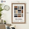 VCK 16x24 Frame 3 Pack - Brown Walnut, Natural Textured
