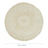kilofly Home Handmade Crochet Cotton Lace Table Sofa Doily, Waterlily,