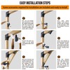 Wocepu 4pack 45 Degree Angle Support Bracket, for 2x4 (Actual