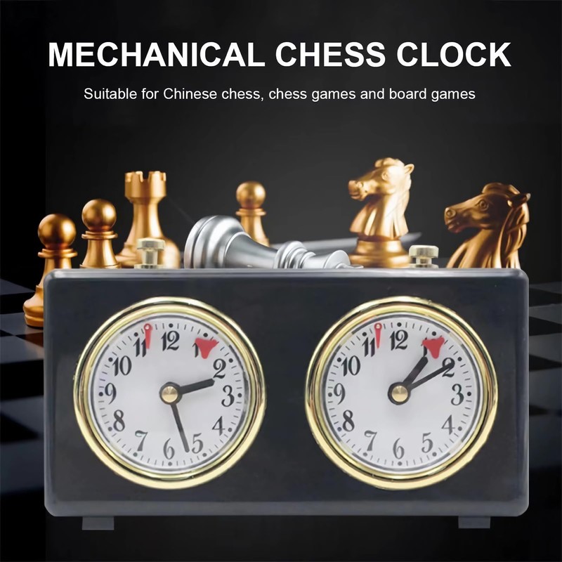 Chess Timer, Analog Chess Clock Timer, Professional Chess Clock with