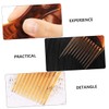 FRCOLOR 4pcs Wide Tooth Afro Hair Combs Durable Plastic Hair
