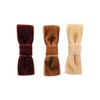 3PCS Bow Hair Clips for Women Girls Baby Girls Velvet