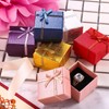 Pangda 12 Pieces Cardboard Ring Gift Box Jewelry Boxes Package