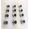24 pc SOFT TOP FRAME/Tub Rail/Torx Screws/Nuts. Compatible with all