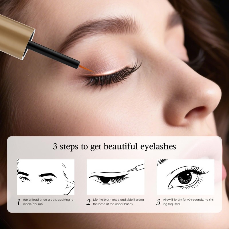 DECENTNESS Eyelash Growth Serum, Lash Enhancing serum to Boost Longer