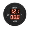 MASO Car Motorcycle DC 12-24V Dual LED Digital Round Panel